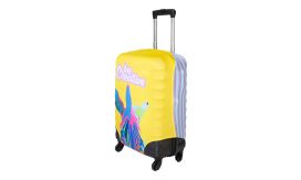 BagSave M, husă personalizată pentru bagaje, RPET, alb