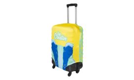 BagSave L, husă personalizată pentru bagaje, RPET, alb
