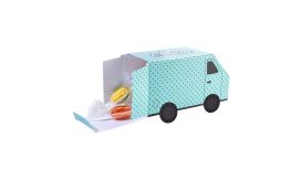 CreaCandy Truck, distribuitor de bomboane, personalizat, alb