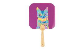 Digibreeze Boo, evantai personalizat, alb