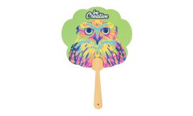 Digibreeze Boo, evantai personalizat, alb