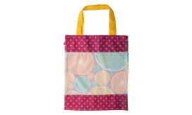 SuboShop Mesh RPET, Sacoșă de cumpărături, personalizată, alb