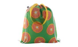 CreaDraw Shop RPET, Sac cu cordon, personalizat, alb