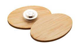 BooBadge, insignă de bambus, natural