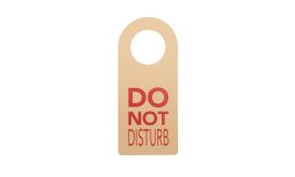 Disturb Eco, cuier personalizat pentru usi, natural