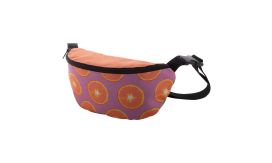 CreaWaist RFID, geantă de talie RPET personalizată, negru/alb