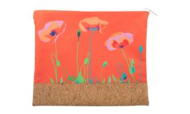 CreaBeauty Cork L, geantă cosmetice personalizată, alb/natural