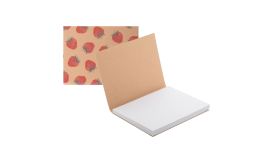 CreaStick Note L Eco, Carnetel sticky personalizat, natural