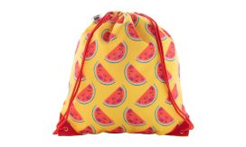 CreaDraw Supreme, Rucsac cu șnur, personalizat, roșu/alb