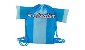 CreaDraw T Kids RPET, Rucsac cu șnur, pentru copii, personalizat, albastru