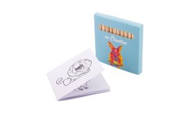 Coloxil 12, set pentru colorat, animale, alb