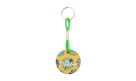 Woody Plus A, Breloc personalizat, verde/natural