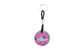 Woody Plus A, Breloc personalizat, negru/natural