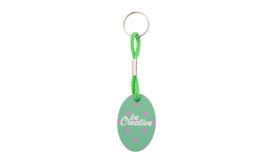 Woody Plus B, Breloc personalizat, verde/natural