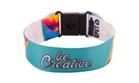 Mojo RPET, brățară personalizată, alb