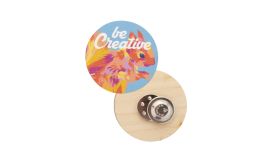 WooBadge, ecuson magnetic, personalizat, natural