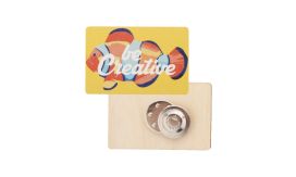 WooBadge, ecuson magnetic, personalizat, natural