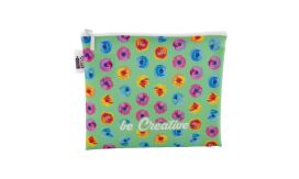 CreaBeauty M RPET, geantă cosmetică, personalizată, alb