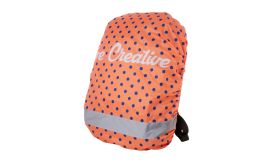 CreaBack Reflect, husă reflectorizantă pentru rucsac, personalizată, alb