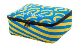 BagSort S, organizator personalizat, negru/alb