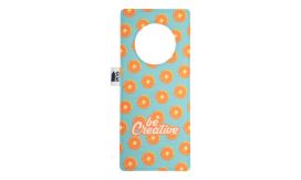 CreaFelt Door, umeraș personalizat, alb/gri