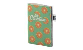 CreaFelt Pass, Copertă pentru pașaport, personalizată, RPET, alb/gri