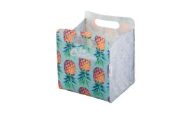 CreaFelt Desk M, organizator birou personalizat, alb/gri