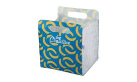 CreaFelt Desk L, organizator birou personalizat, alb/gri