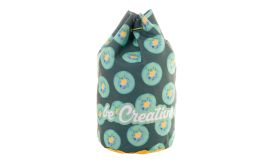 CreaDraw Ocean, geantă de marinar, personalizată, verde/alb