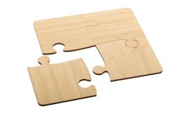 Zhuzzle, coaster puzzle, natural