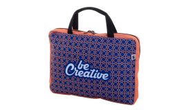 SuboBag Docu, geantă documente, personalizată, negru/alb
