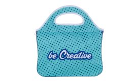 BentoBag, geantă pentru prânz, personalizată, din RPET, alb
