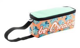 CreaSnack Panino, geantă pentru prânz personalizată, negru/alb