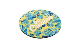 CreaFelt Drink Plus, coaster din fetru, RPET, cerc, alb