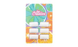 CreaChew Deluxe, Gumă de mestecat personalizată, alb