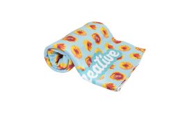 CreaFleece, Pătură fleece personalizată, RPET, alb