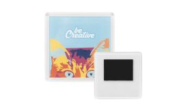 PrintMag Square, Magnet frigider, alb