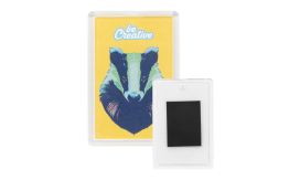 PrintMag Rect, Magnet frigider, alb