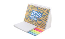 CreaDate Combo, Calendar de birou, personalizat, alb