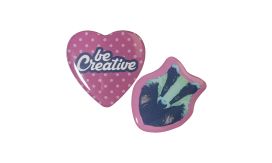 EpoFridgy, magnet pentru frigider cu epoxy, alb