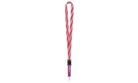 Subyard USB, lanyard cu sublimare, alb