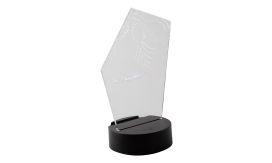 Ledify, trofeu cu LED, transparent