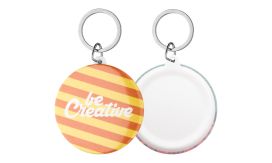KeyBadge Maxi, breloc insignă, alb