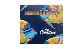 Penxil 12, set creioane colorate (12 buc), alb