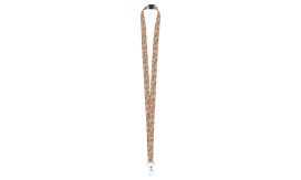Subyard 15 A Safe, lanyard cu sublimare, alb