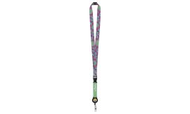 Subyard YoYo B Safe, lanyard cu sublimare, alb