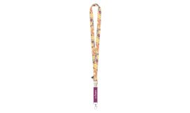 Subyard C Eco, lanyard personalizat, alb