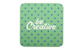 CreaPint, biscuiți pahare, formă pătrată, alb