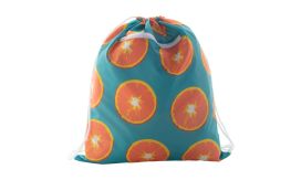CreaDraw Zip, rucsac cu cordon, personalizat, alb