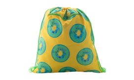 CreaDraw Zip, rucsac cu cordon, personalizat, verde/alb